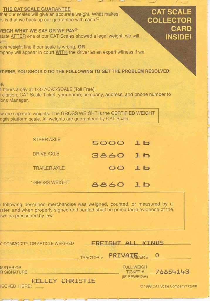 Post the weights slips of your 250/350. Ford Power Stroke Nation